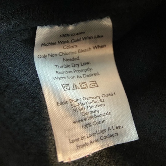 Eddie Bauer Women’s Black Button-Up Waffle Knit Shirt Large - Picture 4 of 6